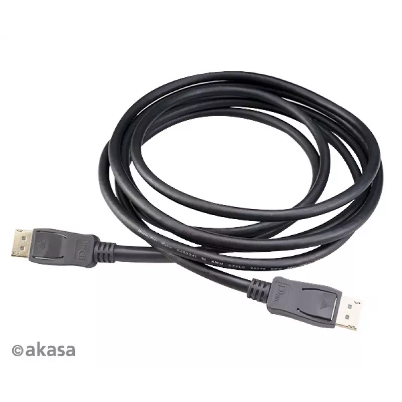 Akasa AK-CBDP23-50BK DisplayPort 1.4 Kabel 5 m Schwarz