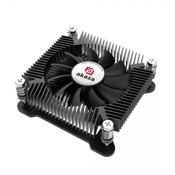 Akasa KS7 Intel LGA 1200/115X Low Profile CPU Kühler 16mm Höhe Schrauben und Backplate