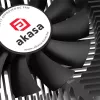 Akasa KS7 Intel LGA 1200/115X Low Profile CPU Kühler 16mm Höhe Schrauben und Backplate