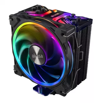 Akasa Soho H4 CPU-Kühler, 120 mm, 500-2000 RPM, 31,8 dB, 52,91 CFM