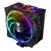 Akasa Soho H4 CPU-Kühler, 120 mm, 500-2000 RPM, 31,8 dB, 52,91 CFM