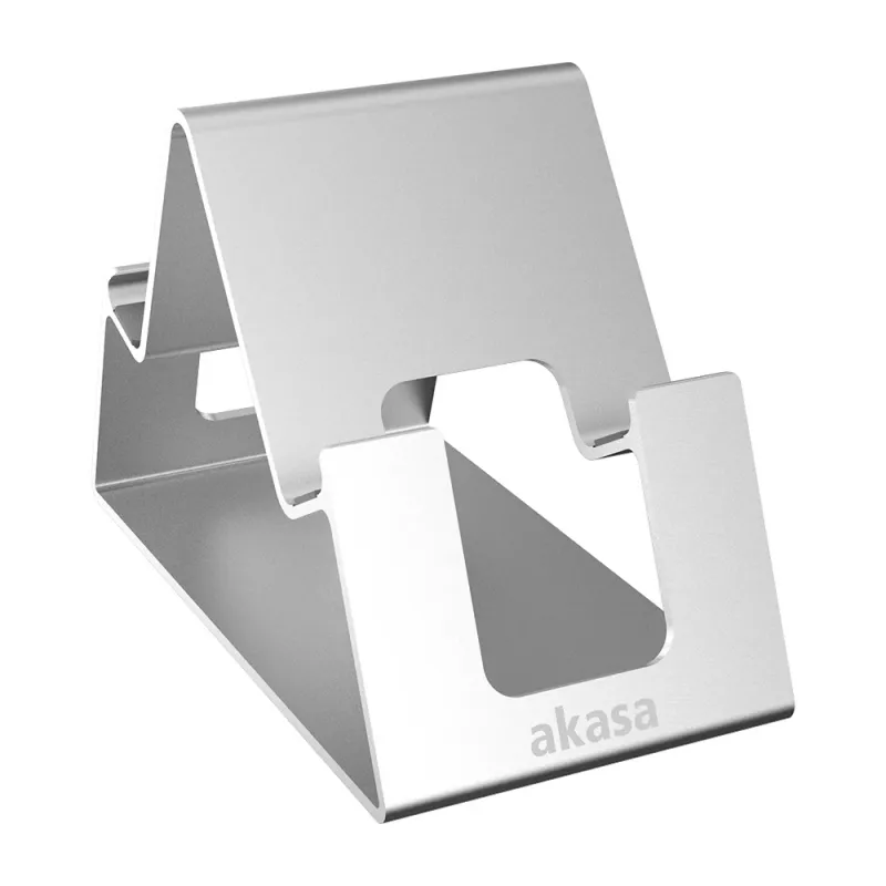 Akasa Aries Pico Silver Phone and Tablet Holder Stand