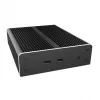 Akasa Newton NE Mini-ITX Gehäuse - Schwarz - Aluminium - Lüfterlos - 2,5 inch HDD/SSD - 150,6 mm