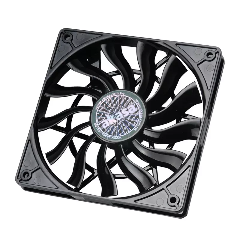 Akasa SlimFan 12015 EBR/PWM 2er-Pack - 30 dB - 600 U/min
