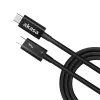 Akasa Thunderbolt 4 USB-C auf USB-C Kabel 1m 40Gbps 100W PD 8K60Hz Schwarz