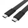 Akasa AK-CBUB60-10BK USB-C auf USB-C Kabel 1m USB 3.2 Gen 2x2 20Gbps Schwarz