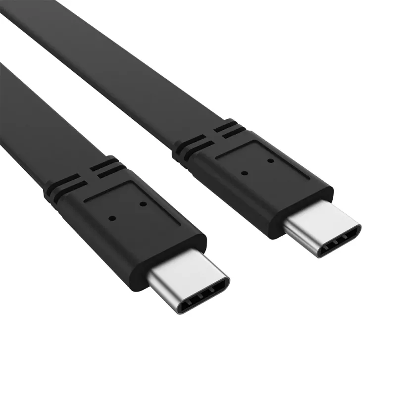 Akasa AK-CBUB60-10BK USB-C auf USB-C Kabel 1m USB 3.2 Gen 2x2 20Gbps Schwarz