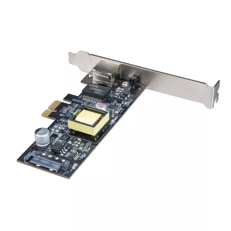 Akasa 2.5G PCIe Netzwerkkarte mit PoE bis 25,5 W
