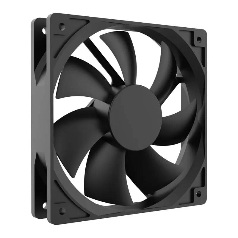 Akasa Smart Black 12 cm PWM HD Bearing Black Fan 600-1600 RPM