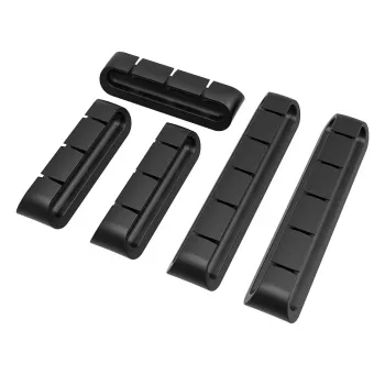 Akasa Cable Cord Holder 3x3-port + 2x5-port Black