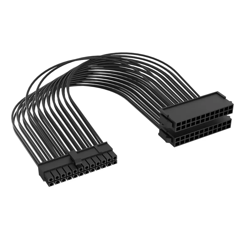 Akasa 2 Sets 20+4 Male to Dual Female PSU Cable - Kabel