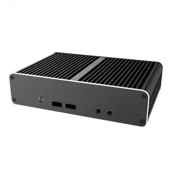 Akasa Newton CAC Lüfterloses Gehäuse für Intel NUC 11. Gen Atlas Canyon (Schwarz)
