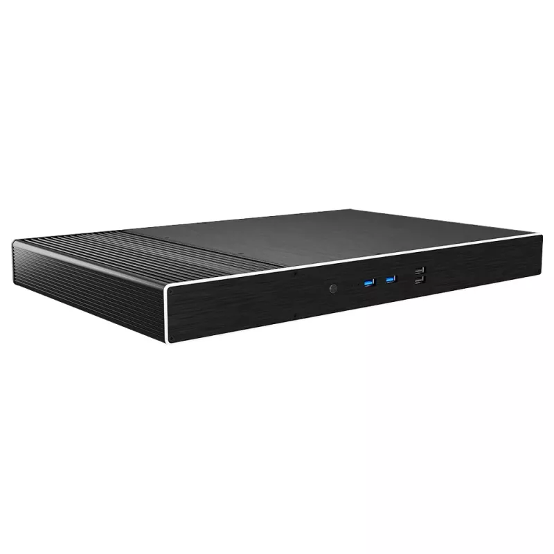 Akasa Galileo TU2 Plus Intel LGA1700 1U Fanless Thin Mini-ITX Case - Black