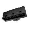 Akasa G-Nexus P24 90° 12VHPWR Adapter 12+4 Pin Stecker auf 3x 8-Pin Buchse, 600W, Schwarz