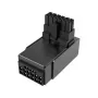 Akasa G-Nexus P16 Plus 90 Degree 12V-2x6 Metal Shell GPU Power Adapter - Black