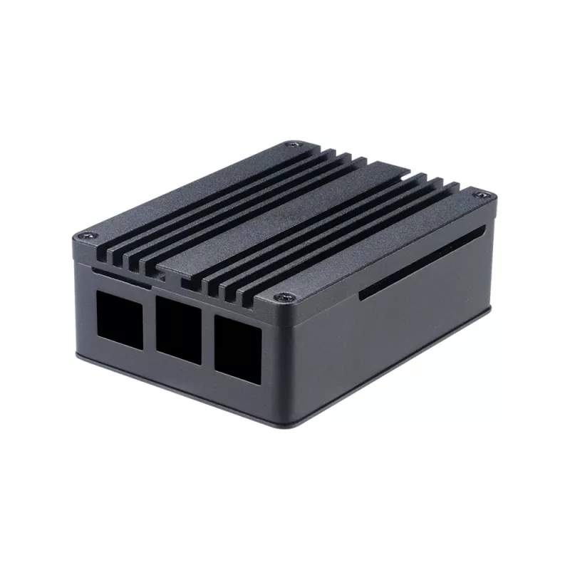 Akasa Raspberry Pi Model 3B+/B Aluminiumgehäuse - Schwarz