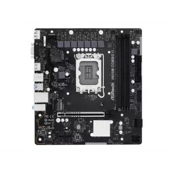 ASRock H610M-Combo II Micro ATX Motherboard, LGA 1700, Intel H610, DDR4, HDMI, DisplayPort, D-Sub, Gigabit LAN