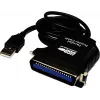 Exsys EX-1300-2 USB-auf-Parallel-Adapterkabel - 1m - Schwarz