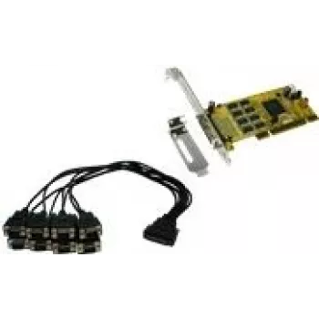 EXSYS EX-41388 PCI 8S Seriell RS-232 Karte mit Low-Profile-Bügel (SystemBase)