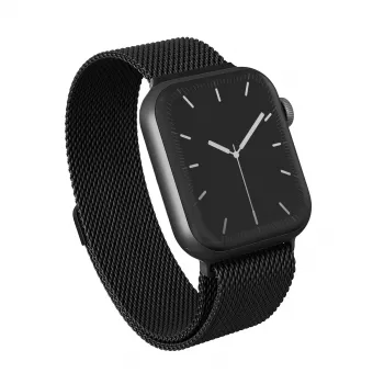 BURGA Metal Mesh Band für Apple Watch 42/44 mm (Black)
