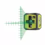 RYOBI Kreuzlinienlaser, grüner Strahl, Reichweite 15 m