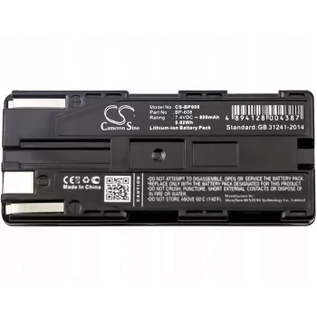 CAMERON SINO Ersatzakku BP-608 BP-608A für Canon DM-MV1 DM-MV10 MV20 ES65