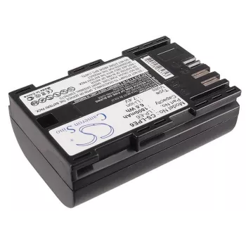 CAMERON SINO CS-LPE6 Ersatzakku für Canon LP-E6/LP-E6N/LP-E6NH, 1800mAh, 7.4V, Li-ion, Schwarz