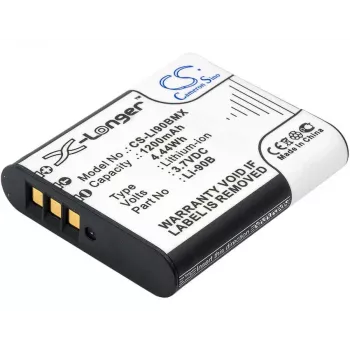 CAMERON SINO Li-90B Li-92B Ersatzakku für Olympus Kameras (1270mAh, 3,7V, Li-Ion)
