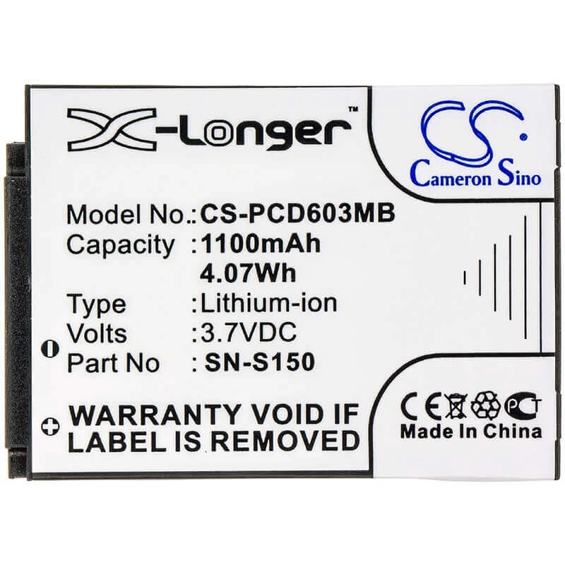 Cameron Sino Akku Typ SN-S150 für Philips SCD603/00 SCD603H SCD603 10 20 - CS-PCD603MB