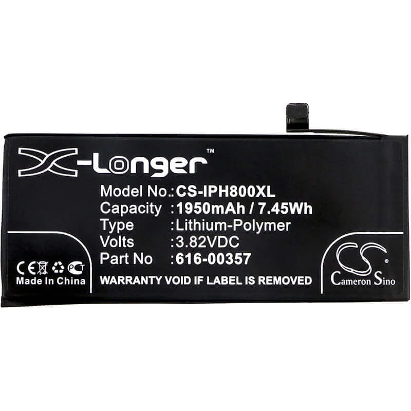 CAMERON SINO Ersatzakku für Apple iPhone 8 (Typ 616-00357, 616-00358) - 2200mAh, Li-Po, CS-IPH800XL