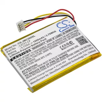 Cameron Sino Ersatzakku für JBL Clip 3, Clip 3AN, Clip 3SAND (L0721-LF / CS-JMC300SL) - 1000mAh 3.7V Li-Po