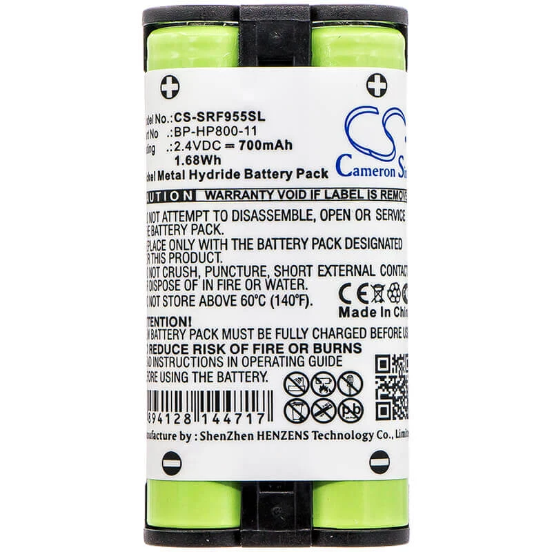Cameron Sino Akku BP-HP800-11 für Sony MDR-RF995 MDR-RF995RK WH-RF400 CS-SRF955SL