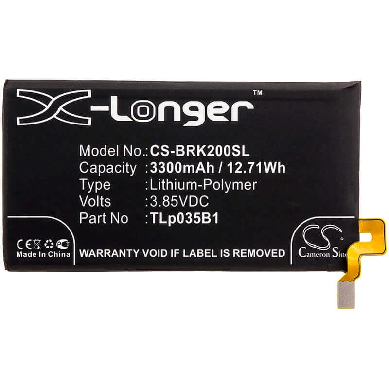 Cameron Sino Akku Typ TLP035B1 für Blackberry Key2 BBF100 / CS-BRK200SL