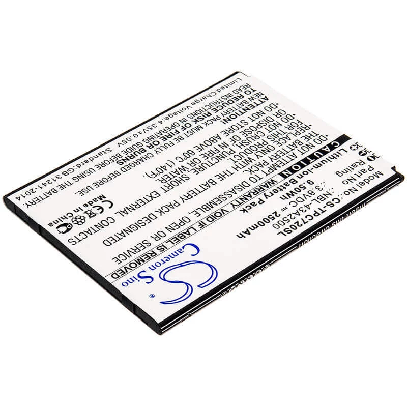 CAMERON SINO Akku Typ TP-Link Neffos NBL-43A2500 für C7s TP7051A TP7051C / CS-TPC720SL