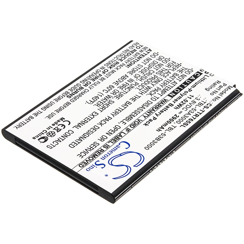 Cameron Sino CS-TTR765SL Ersatzakku für TP-Link M7650 (2900 mAh, Li-Po, Schwarz)