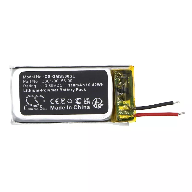 Cameron Sino Akku Typ 361-00156-00 für Garmin Vivosmart 5 / CS-GMS500SL