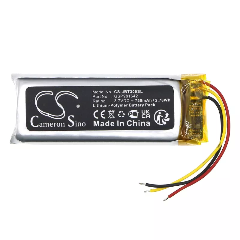 CAMERON SINO Ersatzbatterie GSP981642 für JBL Tune Beam Ladestation (CS-JBT300SL)