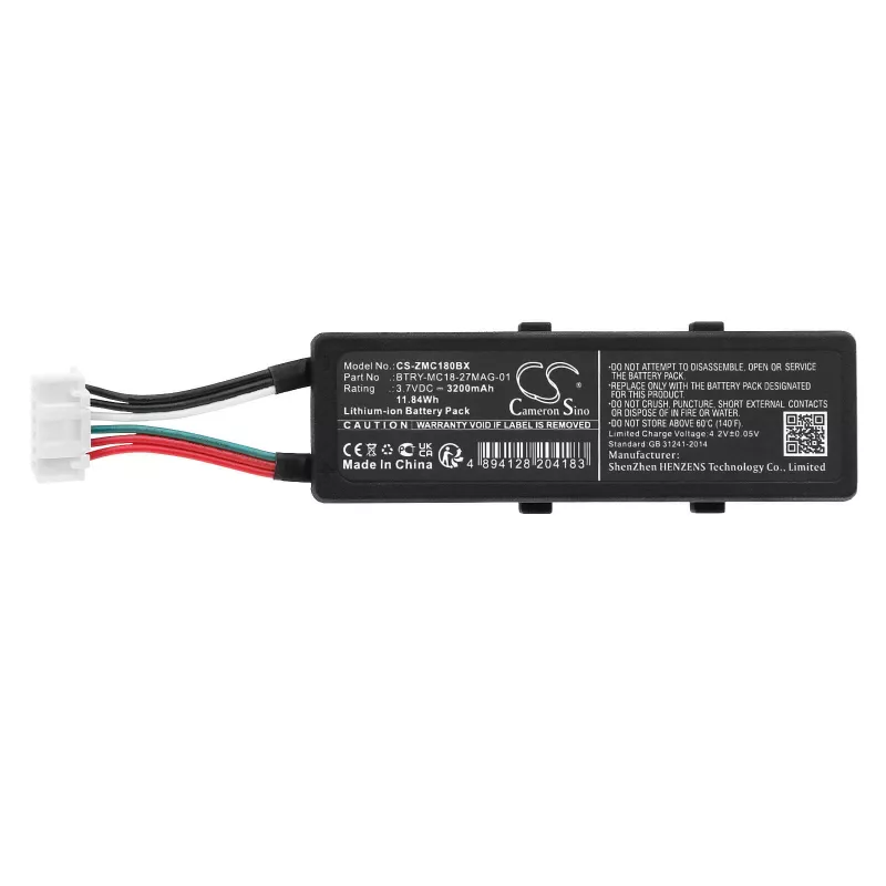 Cameron Sino Akku Typ BTRY-MC18-27MAG-01 für Zebra MC18 MC18N0 / CS-ZMC180BX