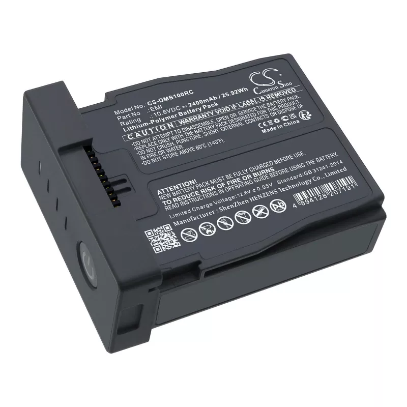 CAMERON SINO Akku für DJI RoboMaster S1, 2400mAh, 10,8V, Li-Ion, Schwarz