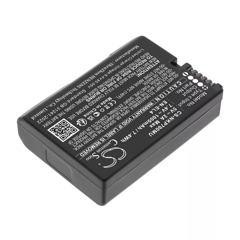 CAMERON SINO Akku Typ EN-EL4 A E für Nikon D2H D2Hs D2X D2Xs D3 D3S D3X F6 mit USB-C Anschluss / CS-NKP700MU