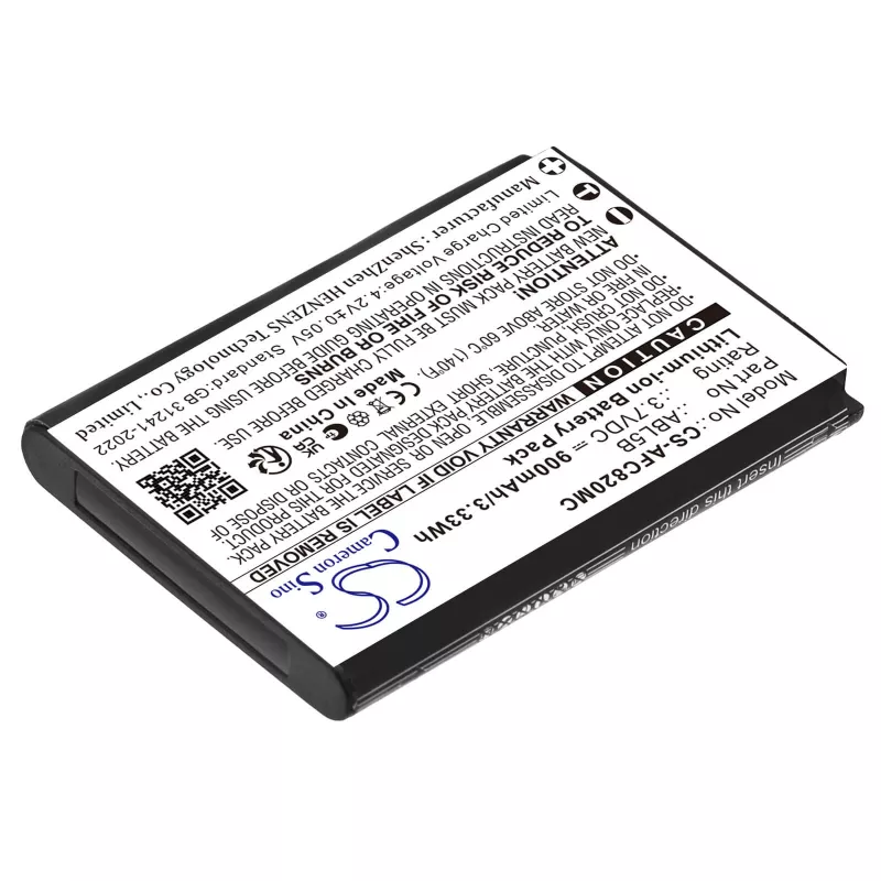 Cameron Sino Ersatzakku für Digitalkamera 900mAh 3,7V für Agfaphoto ABL-5B DC-8200 DC-9200