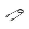 UNITEK Cat.8 S/FTP Ethernet Patchkabel 10m RJ45 40Gbps 2000MHz vergoldet Schwarz