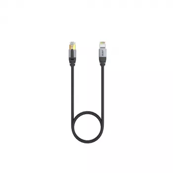 UNITEK Cat.8 S/FTP Ethernet Patchkabel RJ45 15m Schwarz
