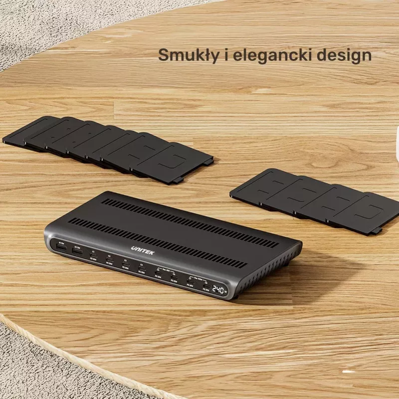 UNITEK 10-Port USB-C & USB-A 240W Charging Station