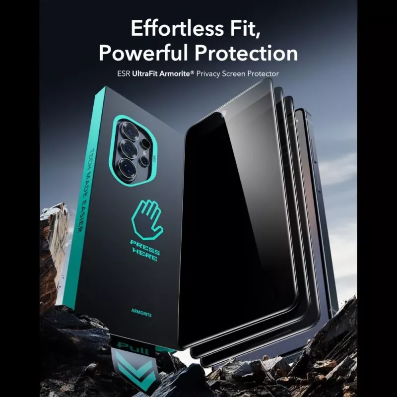 ESR UltraFit Armorite Tempered Glass Privacy Screen Protector für Samsung Galaxy S26 Ultra