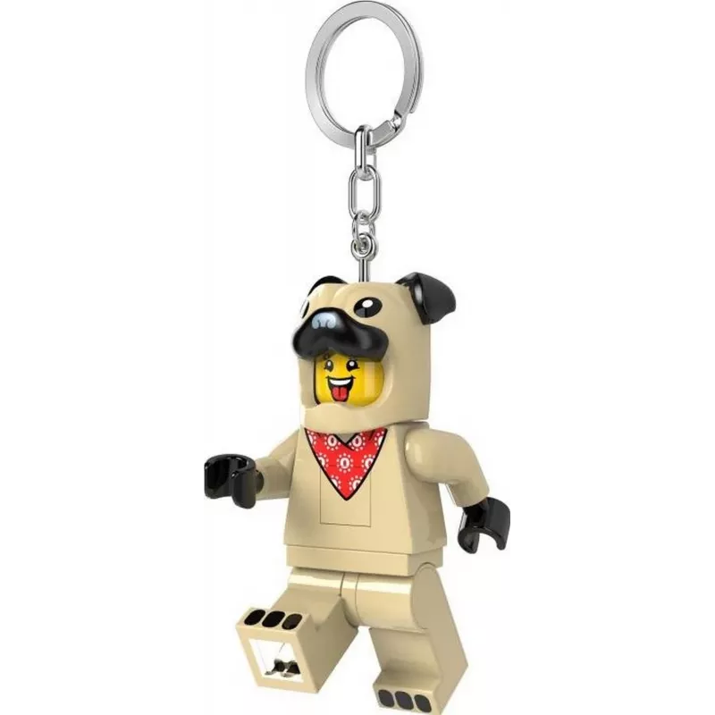 LEGO Minifigures Pug Keychain with LED Light LGL-KE213H