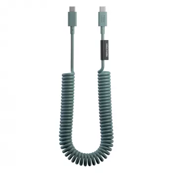 Native Union Pop Cable USB-C auf USB-C 2,4m 60W Slate Green