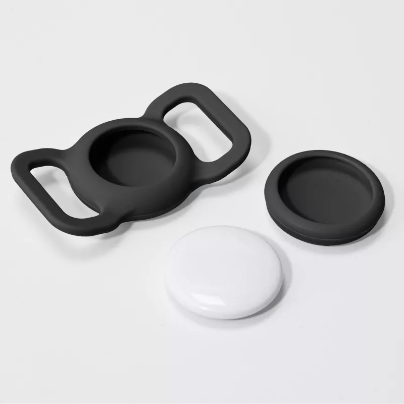 PICOM Laut Pet Tag – Schutzhülle für AirTag (Schwarz)