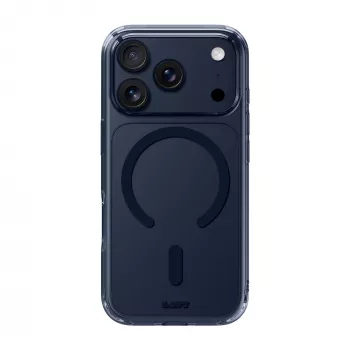 LAUT Crystal Fluro Case für iPhone 17 Pro, Clear Midnight, MagSafe-kompatibel