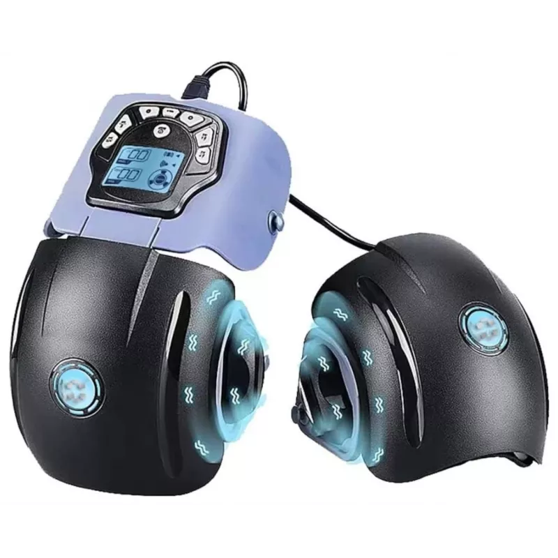 Eleeels R1 Percussion Massager für Knie, Ellbogen, Schultern - 4 Aufsätze, 3 Geschwindigkeiten, USB-C